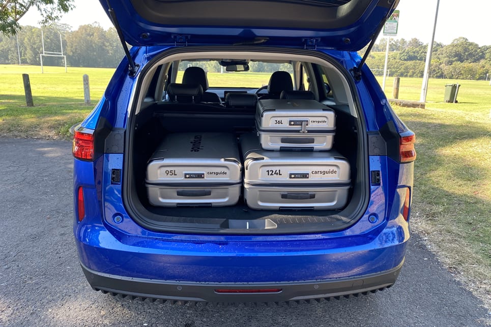 A 600-litre cargo capacity is big for the class.