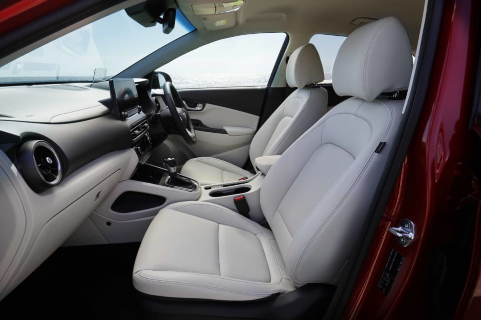 The Kona is neither the biggest nor smallest in terms of interior space (image: Highlander).