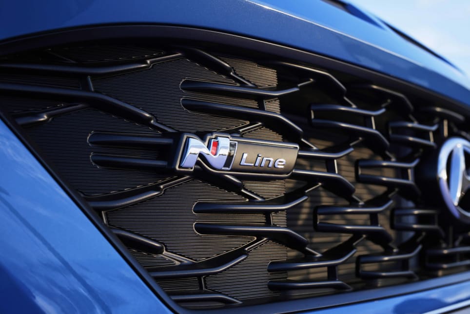 The biggest changes in the exterior design come with the Kona N Line cars (image: N Line).