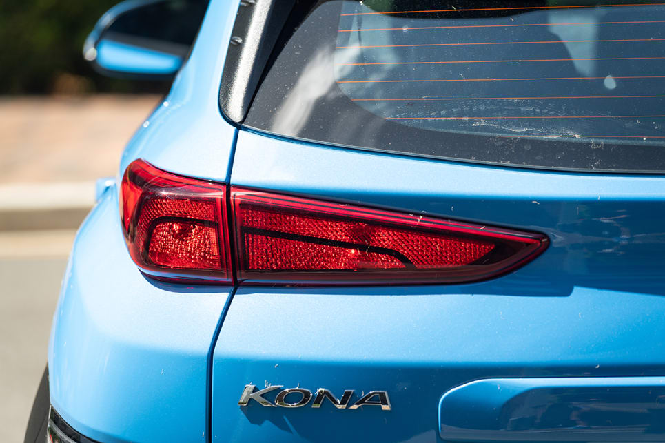 You can tell our Kona is an absolute base model. (image credits: Rob Cameriere)