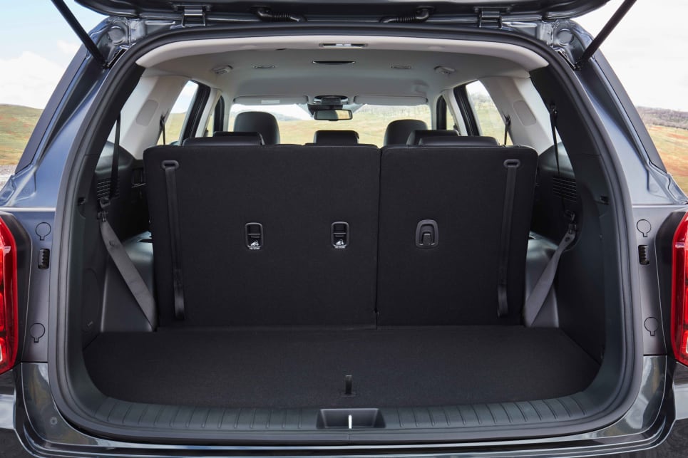 With the third row in place there’s 311 litres of cargo capacity.