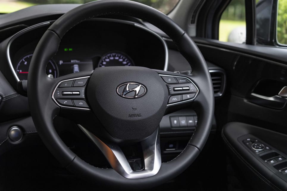 The Hyundai seems more family-friendly for long-term use (image: Santa Fe).