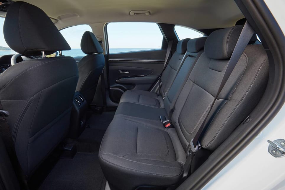 The rear seat space is exceptional for adults. (2.0L petrol FWD variant pictured)