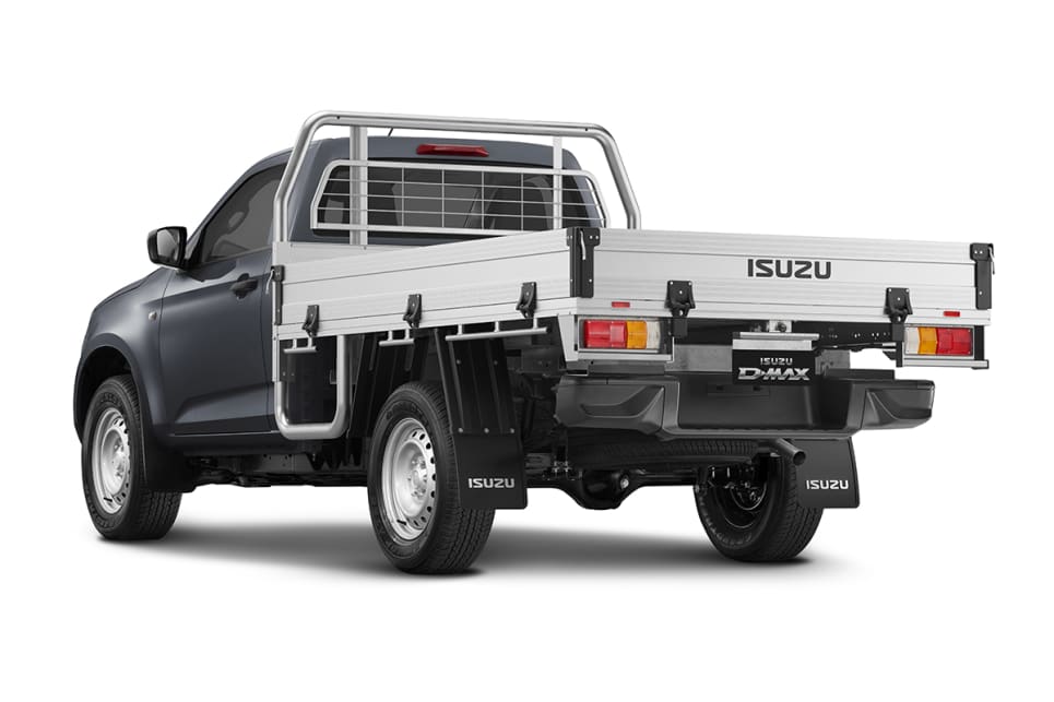 Isuzu D-Max cab-chassis steel tray.