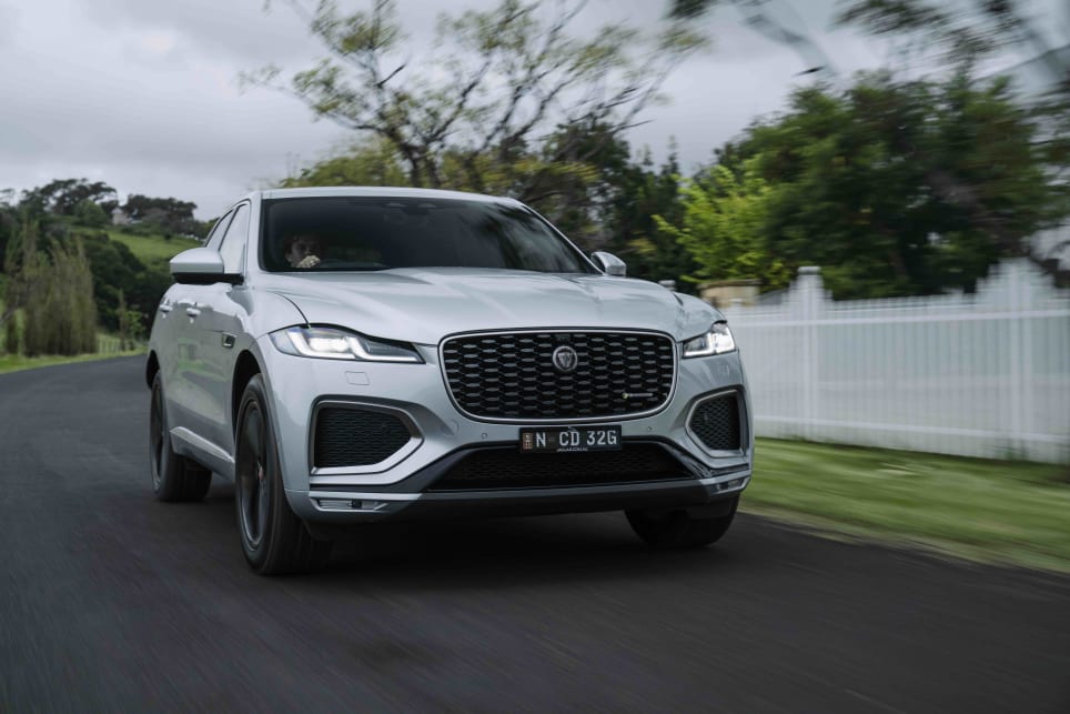 That ride has been improved in this new F-Pace (image: R-Dynamic S).