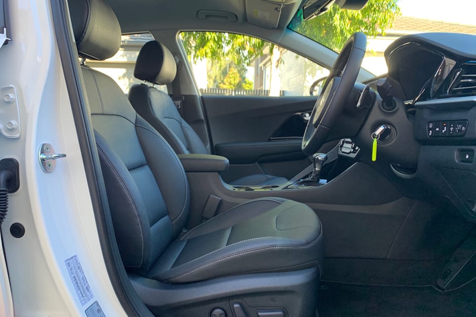 Inside is nice and comfortable. (image credit: Matt Campbell / HEV Sport variant pictured)