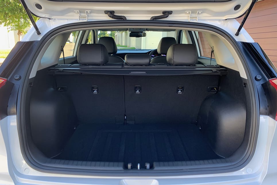 With the rear seats in place, boot space is rated at 410 litres in the Hybrid model. (image credit: Matt Campbell / HEV Sport variant pictured)
