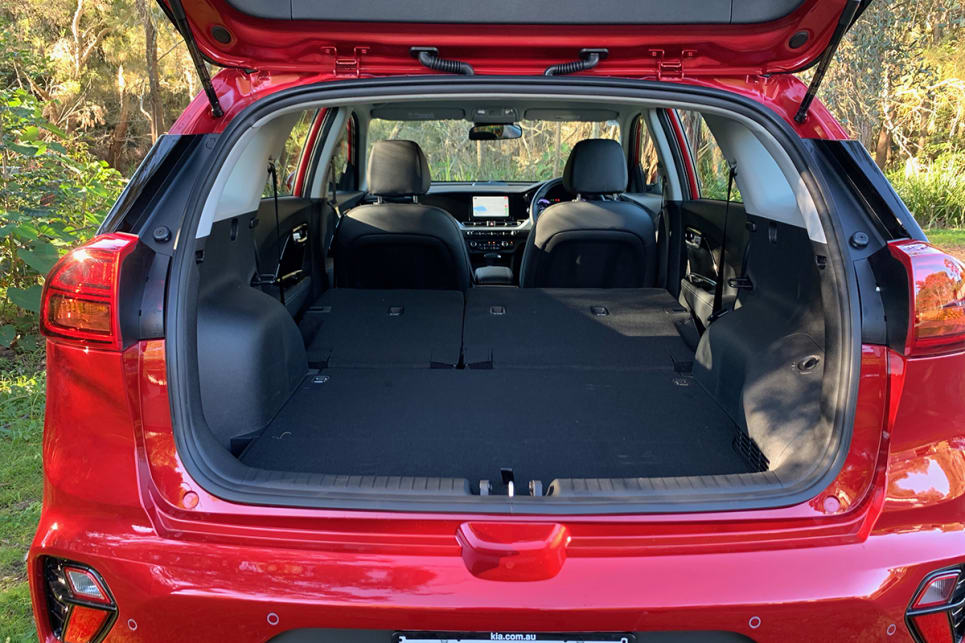 Drop the seats in the PHEV model and cargo capacity grows to 1405L. (image credit: Matt Campbell / PHEV S variant pictured)