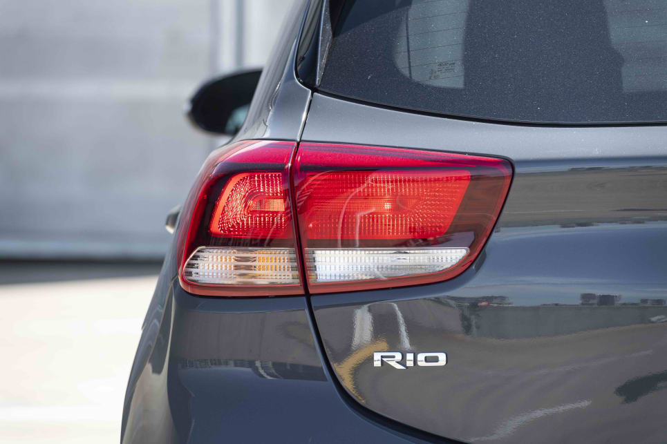 Kia Rio GT-Line LED light clusters (image credit: Rob Cameriere).