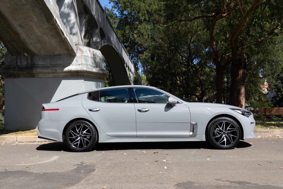 The sleek and sporty coupe shape looks great on the road.