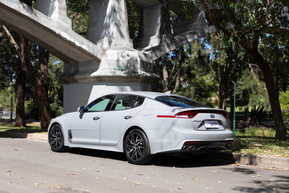 The sleek and sporty coupe shape looks great on the road.