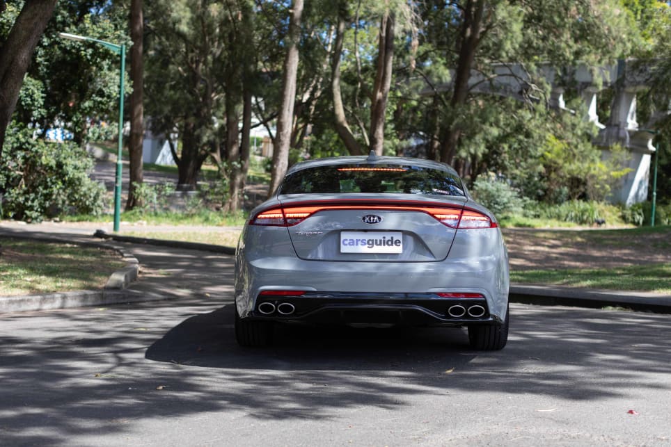 The sleek and sporty coupe shape looks great on the road.