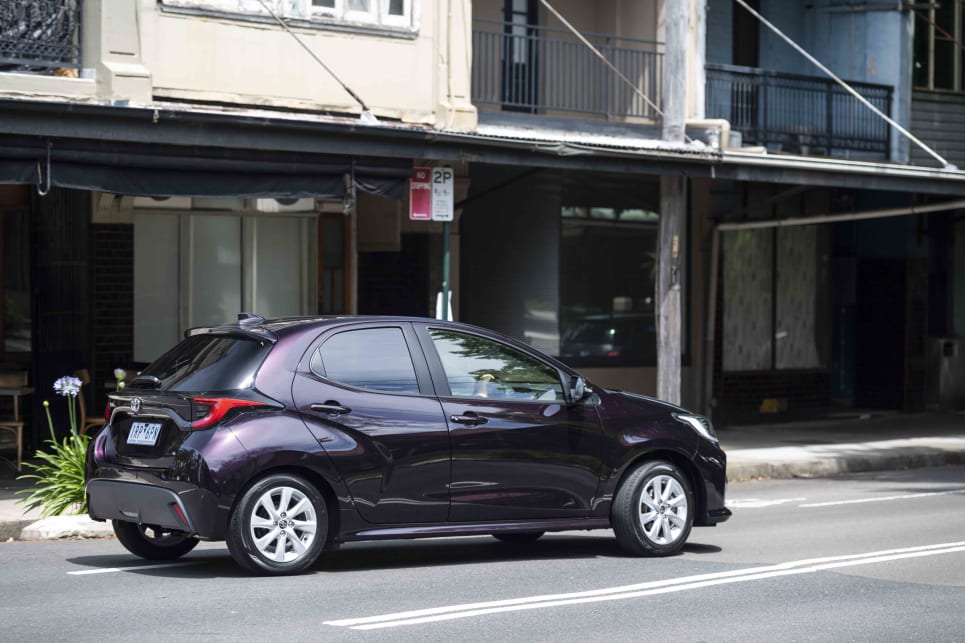 The Yaris ride is well balanced between soaking up bumps and turning into corners (image credit: Rob Cameriere).