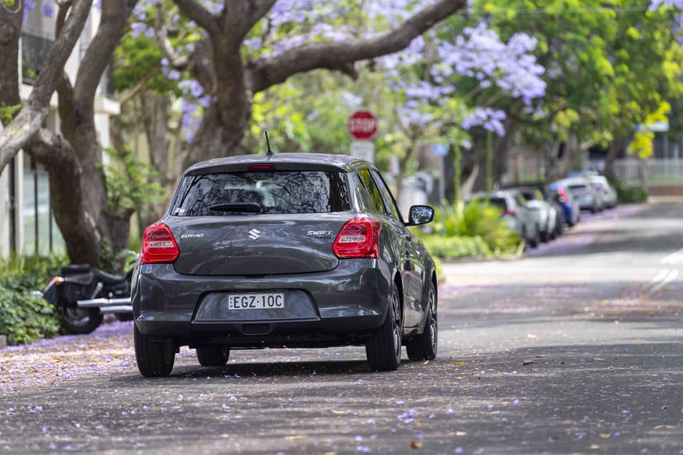 The Swift GLX Turbo is a fun little car to drive both in and out of the city (image credit: Rob Cameriere).