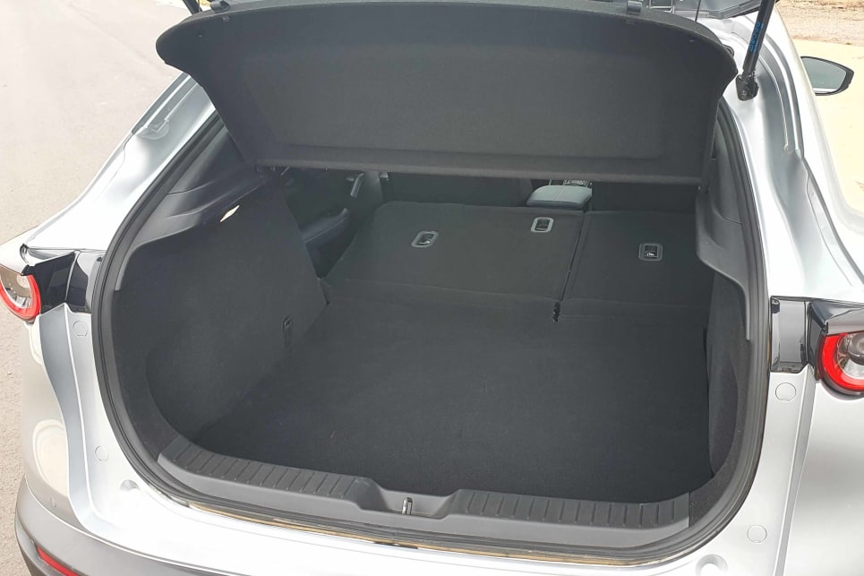 The boot capacity can be extended to 430L with the 60/40 rear seats folded flat.