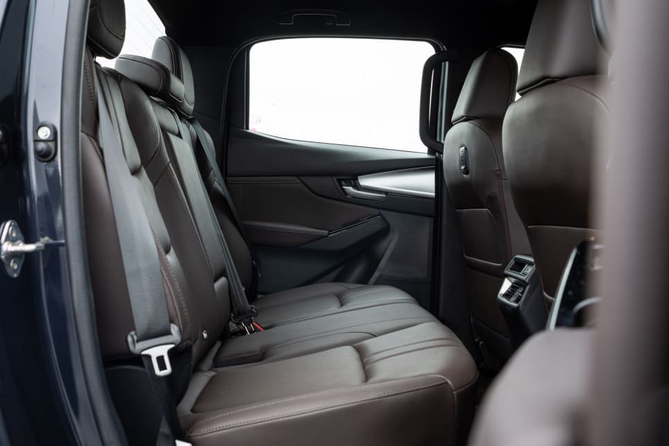 All three utes offer competitive levels of rear seat space (image credit: Tom White).