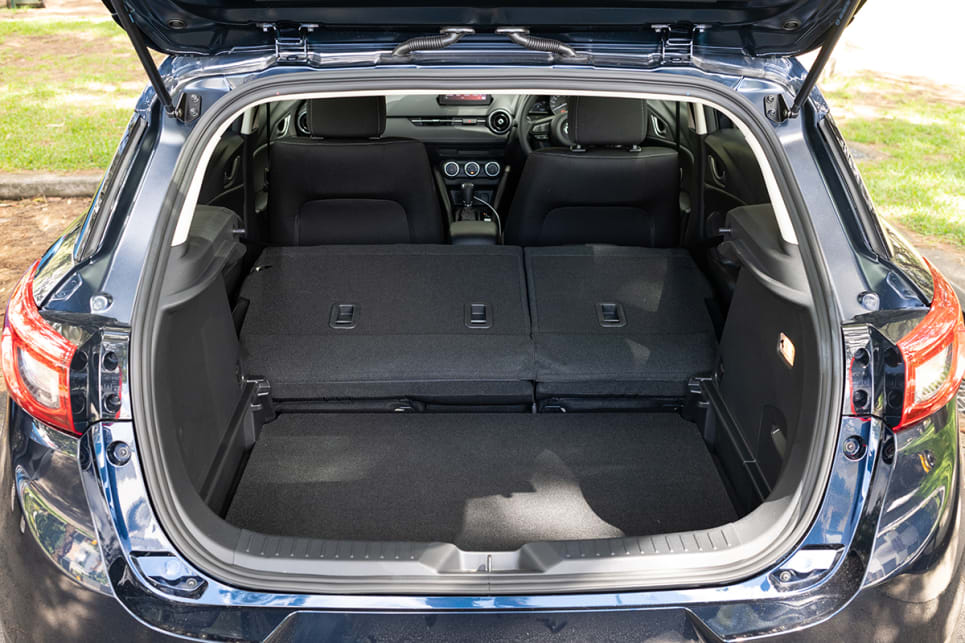 If you have kids, you’ll be asking too much from the CX-3’s boot to fit all of their stuff all of the time.