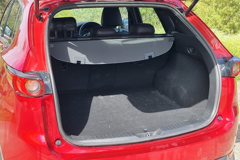 The rear seats and boot space are more cramped than some of its chief rivals. (image: Tung Nguyen)