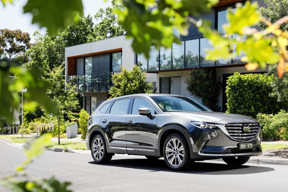 Given its latest update is relatively minor, the CX-9’s exterior largely looks the same as before (image: Azami LE).