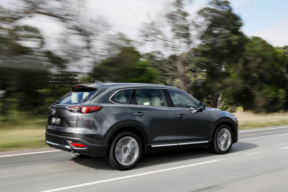 As far as large SUVs go, the CX-9 is one of the better ones to drive (image: Azami LE).
