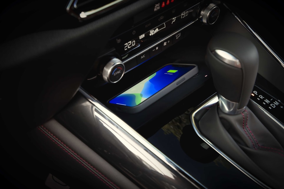The GT SP also features a wireless smartphone charger (image: GT SP).