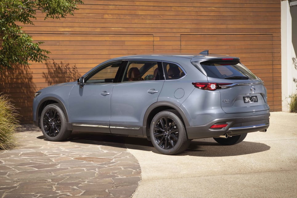 Given its latest update is relatively minor, the CX-9’s exterior largely looks the same as before (image: GT SP).