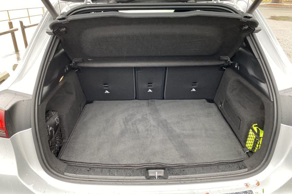 The boot holds 435 litres with the seats up.