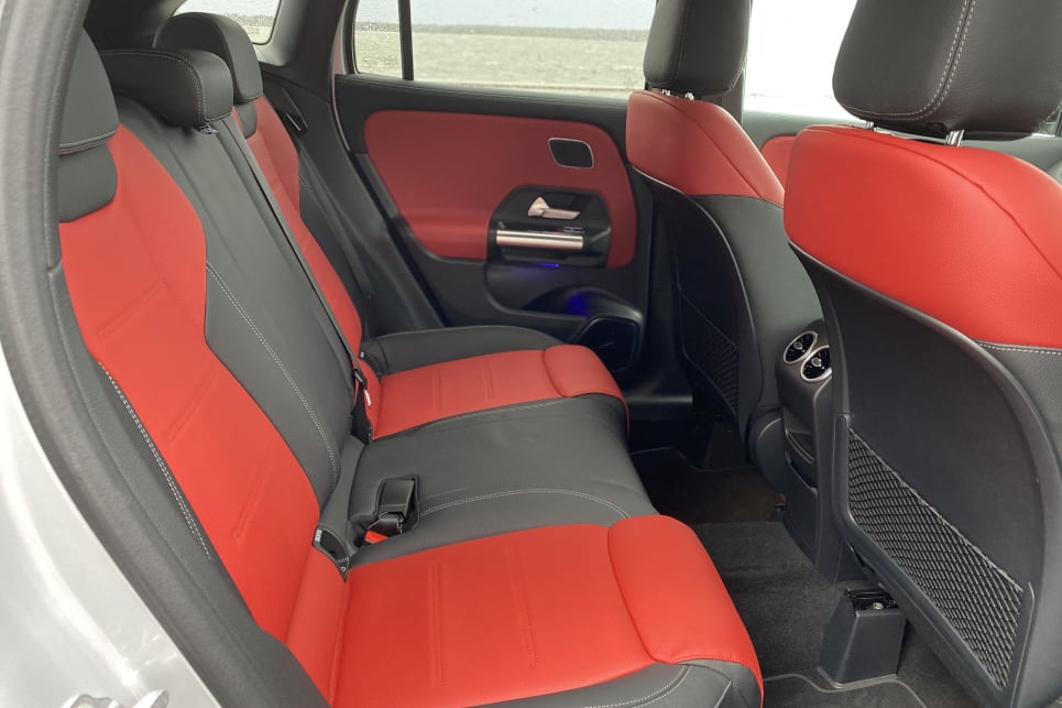 The rear seats are roomier than the old car.