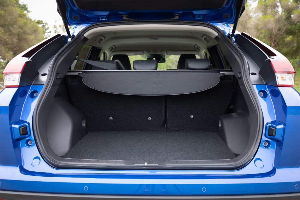 The great thing about an Eclipse Cross is the decent boot space.