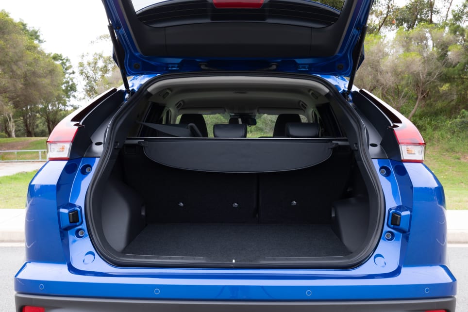 The great thing about an Eclipse Cross is the decent boot space.