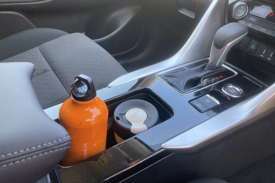 The door pockets and cupholders look like they were created especially for larger bottles.
