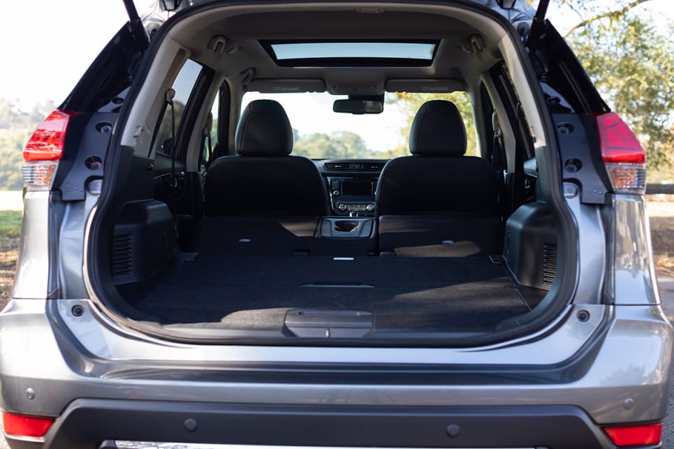 The boot is large for a mid-size SUV.