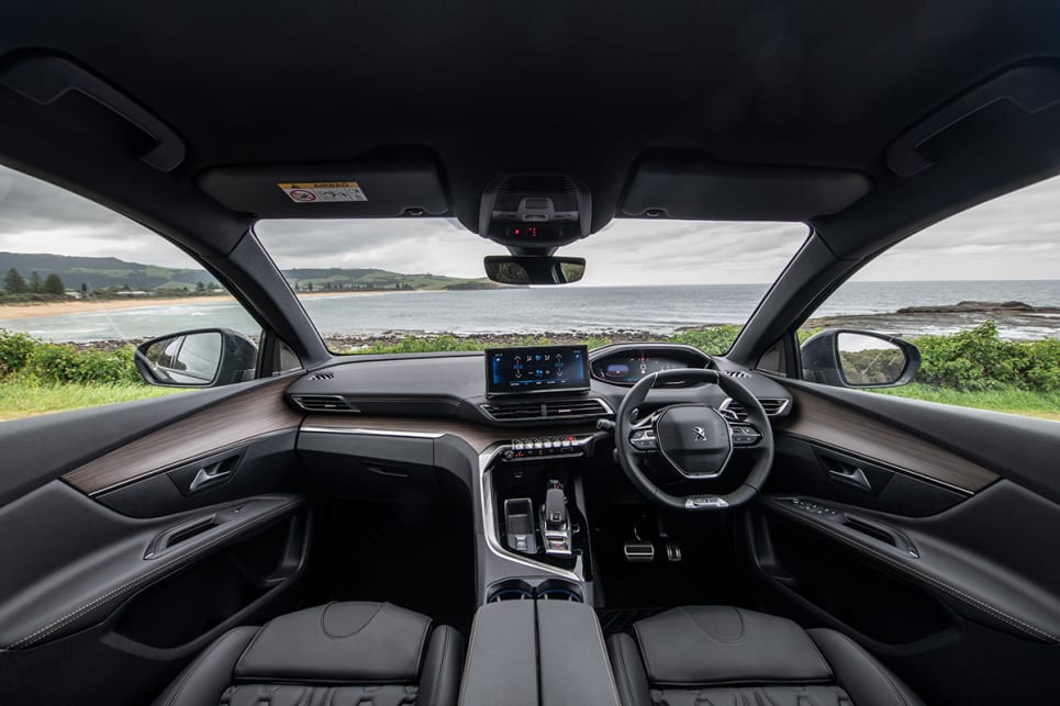 The GT Sport's interior features Lime Wood trim. (GT Sport variant pictured)