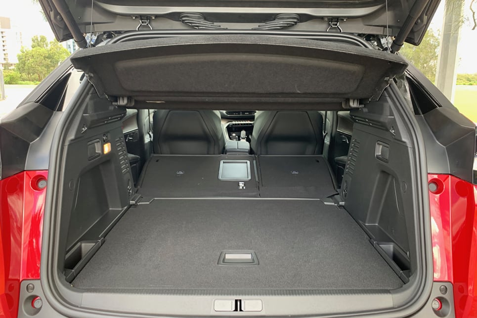The 3008 features 60/40 folding rear seats. (GT variant pictured)