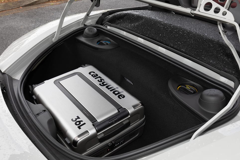 Once opened, you're met with a 150-litre rear boot.