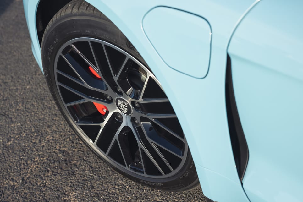 Standard equipment in the 4S includes 20-inch 'Sport Aero' alloy wheels (image: 4S).