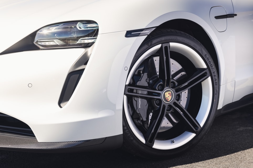 The Turbo S grade gets 21-inch 'Mission E Design' alloy wheels (image: Turbo S).