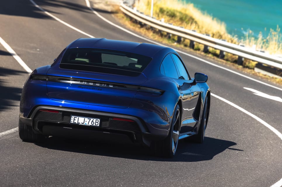 The Turbo’s straight-line performance is only a fraction or two behind that of the Turbo S (image: Turbo).