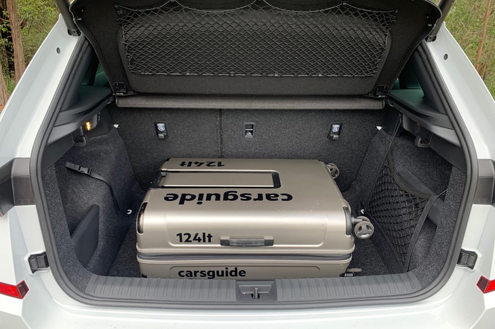 There is 400 litres of cargo capacity boot storage. (image: Matt Campbell)