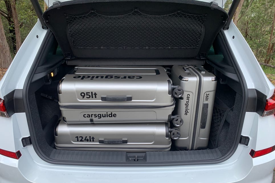 The rear seats fold 60:40 to allow for even more space. (image: Matt Campbell)