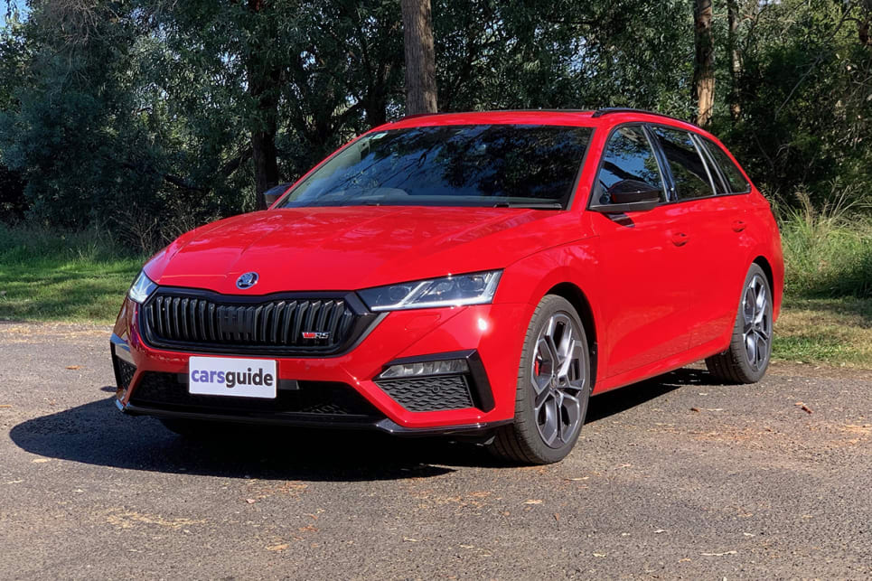 This new-generation Octavia RS brings an all-new design. (Wagon variant pictured)