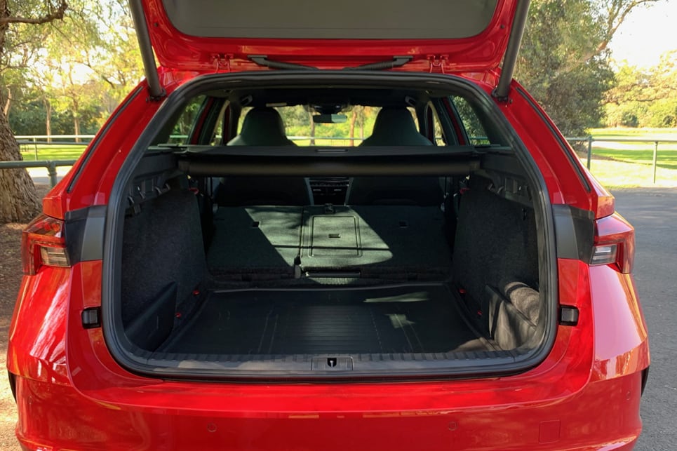 Fold the rear seats flat in the wagon and cargo capacity grows to 1700L. (Wagon variant pictured)