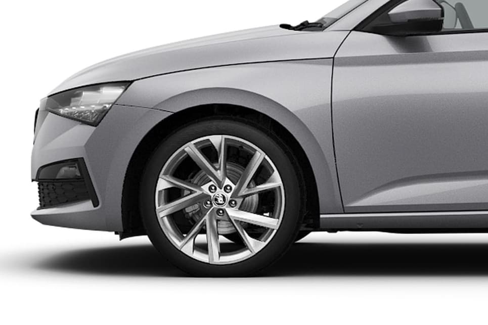 Even the base model wears 18-inch alloy wheels. (110TSI variant pictured) 