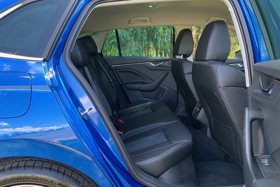 Rear seat occupants have good toe, knee and head room. (Launch Edition variant pictured)