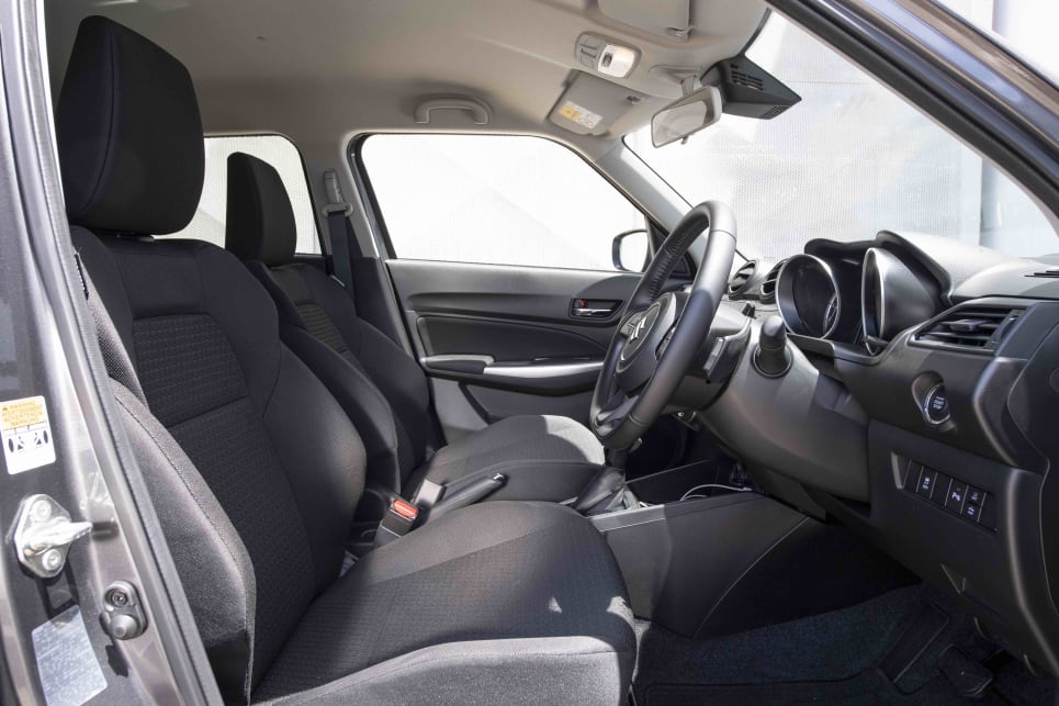 The seating position in the Swift feels high for front passengers (image credit: Rob Cameriere).