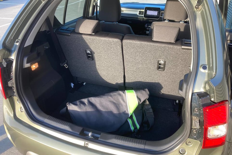 In normal "four-seat mode", boot space is rated at 264 litres.