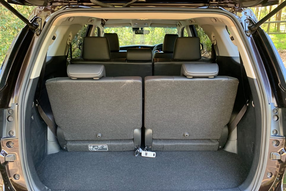 Toyota says the Fortuner has 200 litres (VDA) of luggage capacity.