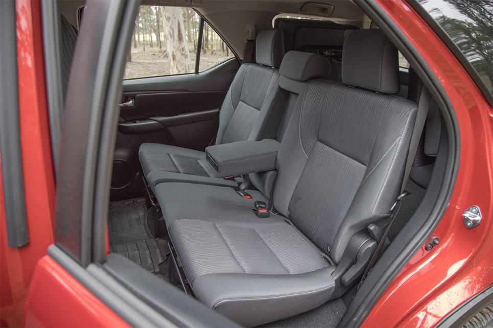 The second row is comfortable with plenty of head and knee room. (image credit: Glen Sullivan)
