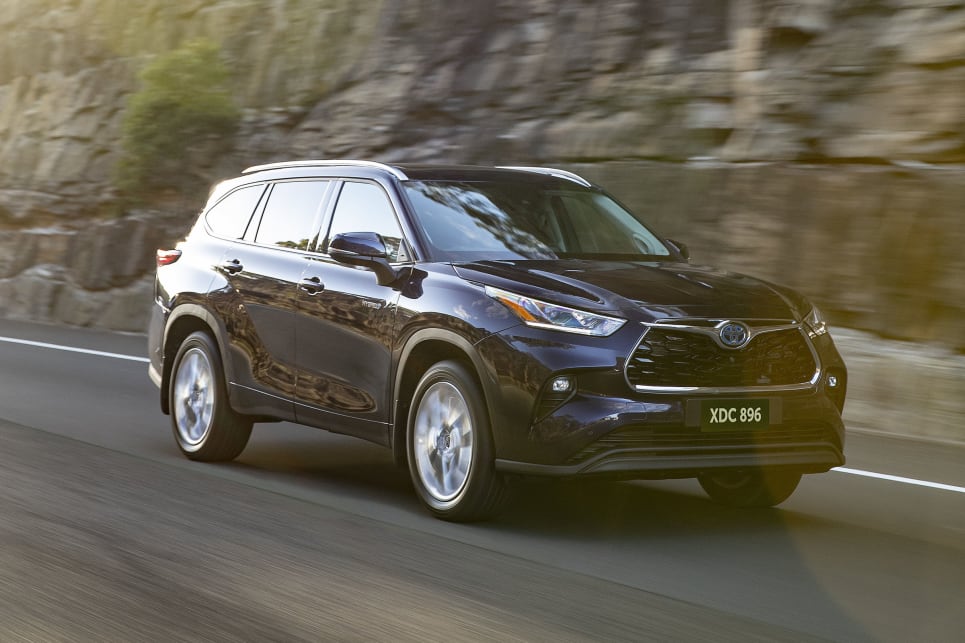The Kluger is one of the best driving large SUVs in its price range (image: Grande).