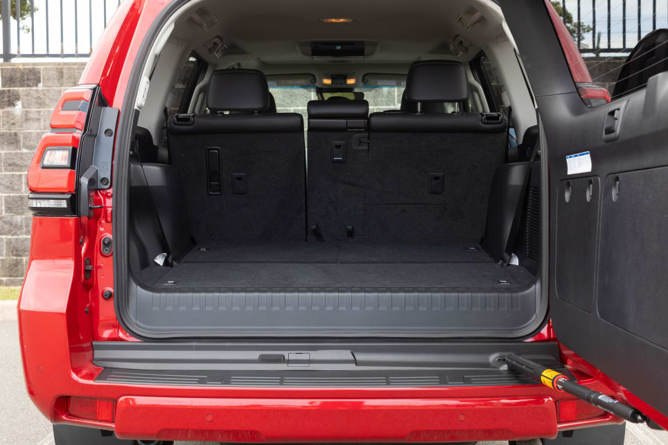 With the third row down there is a 553L boot capacity (image: Dean McCartney).